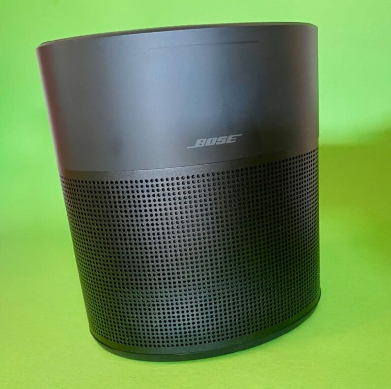 Bose Home Speaker 300 im Test Smart Speaker mit WLAN und Bluetooth im Test: Bose Home Speaker 300 von vorne