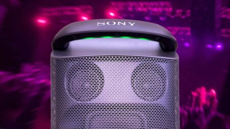 Test Sony SRS-XV800: Mittel-Hochtöner im Detail.