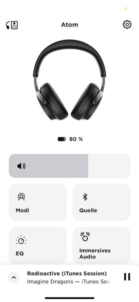 Bose QuietComfort Headphones mit der Bose Music App – Screenshot 9