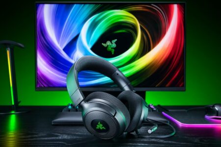 Razer Kraken V4 X Sensa HD Haptics: Gaming mit Gefühl Razer Kraken V4 X Sensa HD Haptics