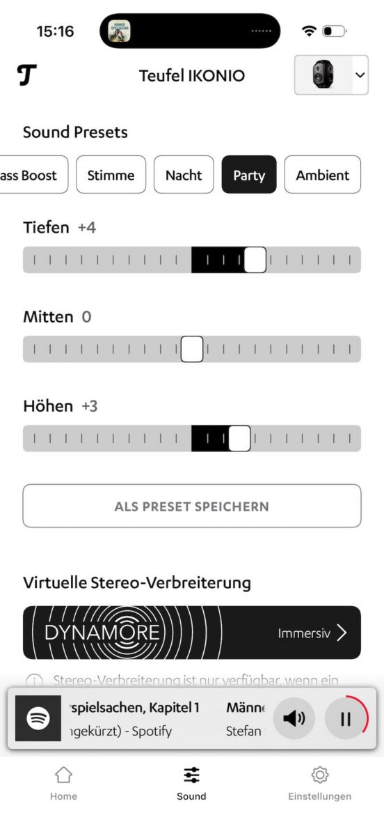Teufel IKONIO mit Home App