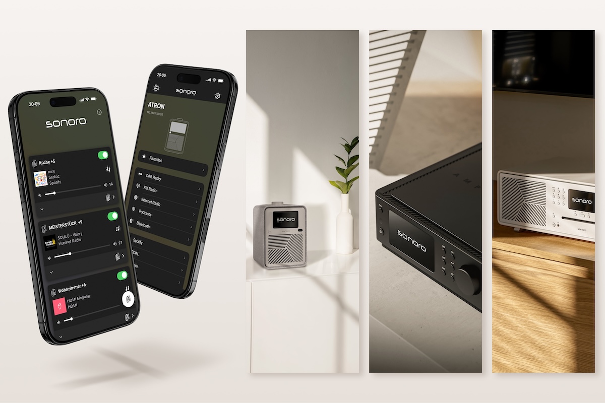 Sonoro Multiroom: AMPLIFIER und STREAMER sind da